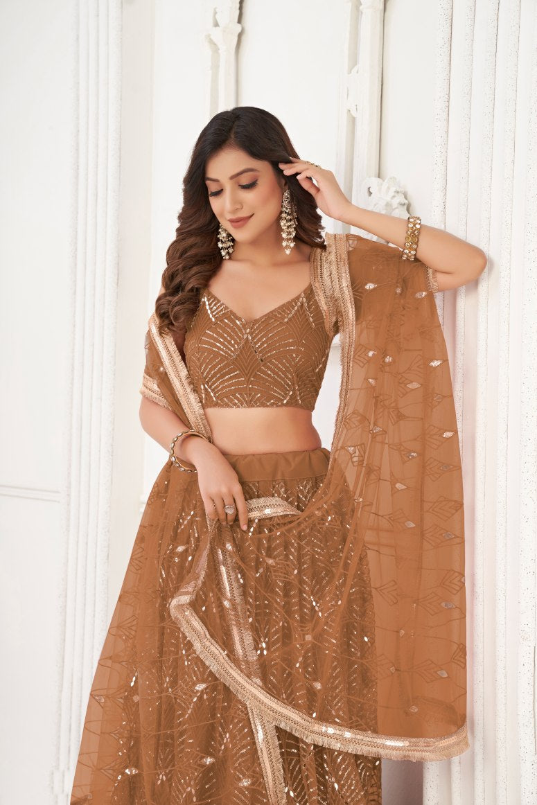Latest Semi Stitched Lehenga Choli With Dupatta.