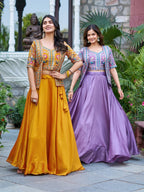 Latest Semi Stitched Lehenga Choli With Dupatta.