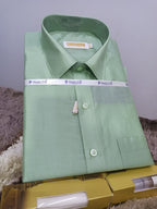 Art Silk Dothi Set  Shirt,Dothi,Kerchief &Belt- 3 In 1 ( Small Border)