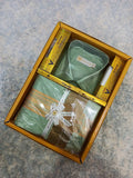 Art Silk Dothi Set - 3 In 1 ( BIg Border)