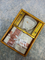 Art Silk Dothi Set - 3 In 1 ( Big Border)