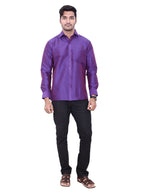 NEW PURPLE DESIGNER SHIRT