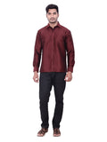 NEW  MAROON DESIGNER SHIRT