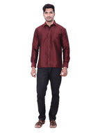 NEW  MAROON DESIGNER SHIRT