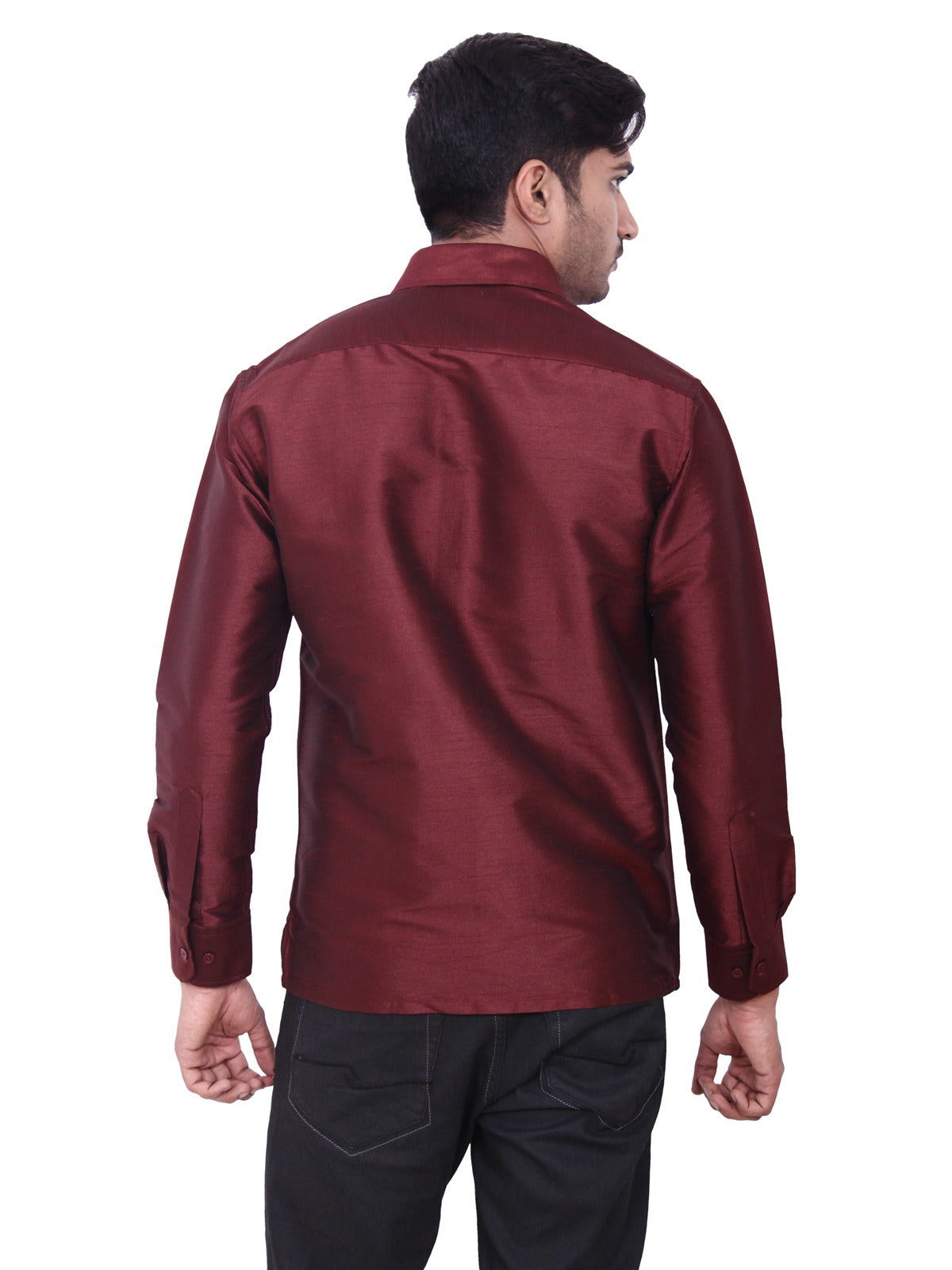 NEW  MAROON DESIGNER SHIRT