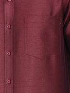 NEW  MAROON DESIGNER SHIRT