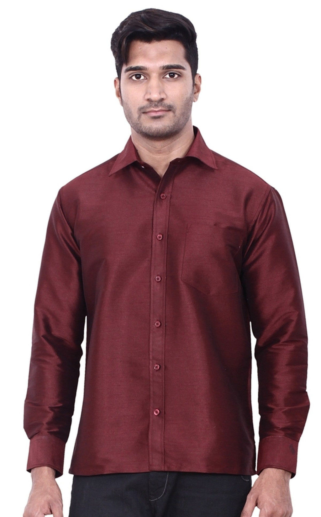 NEW  MAROON DESIGNER SHIRT