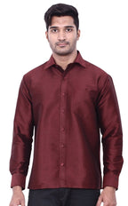 NEW  MAROON DESIGNER SHIRT
