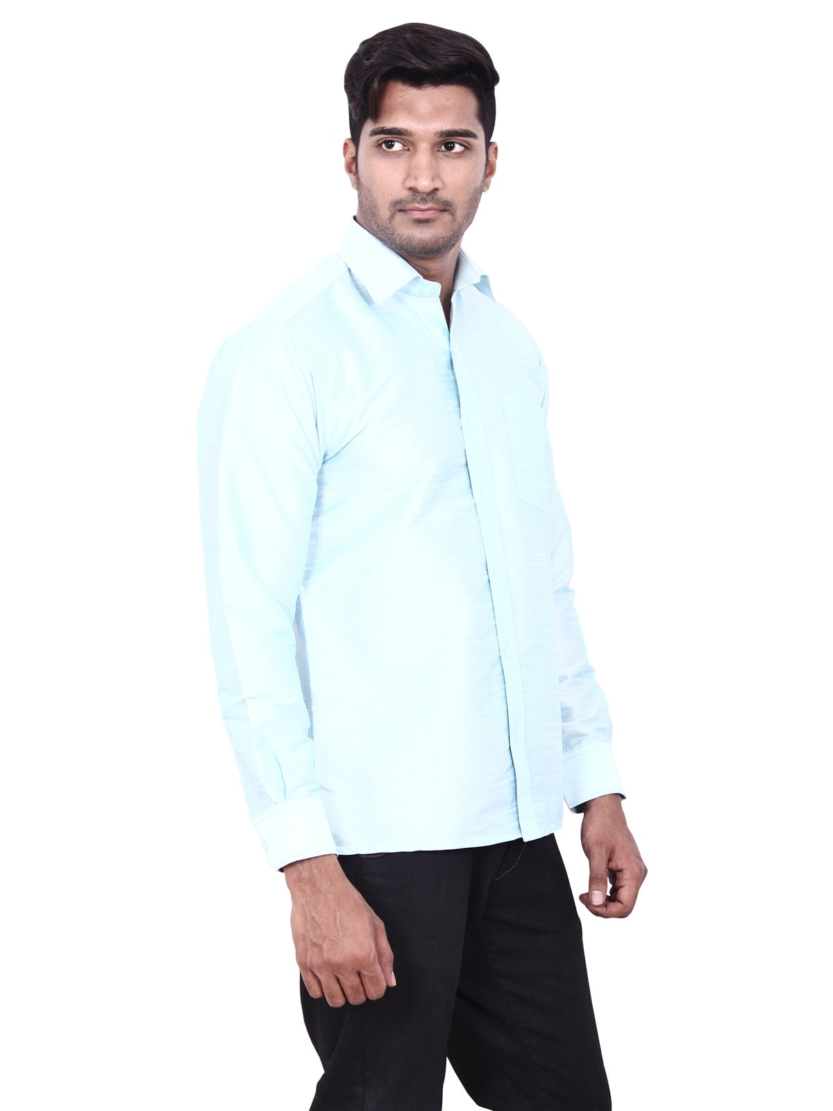 NEW BLUE DESIGNER SHIRT