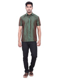 NEW GREEN DESIGNER SHIRT