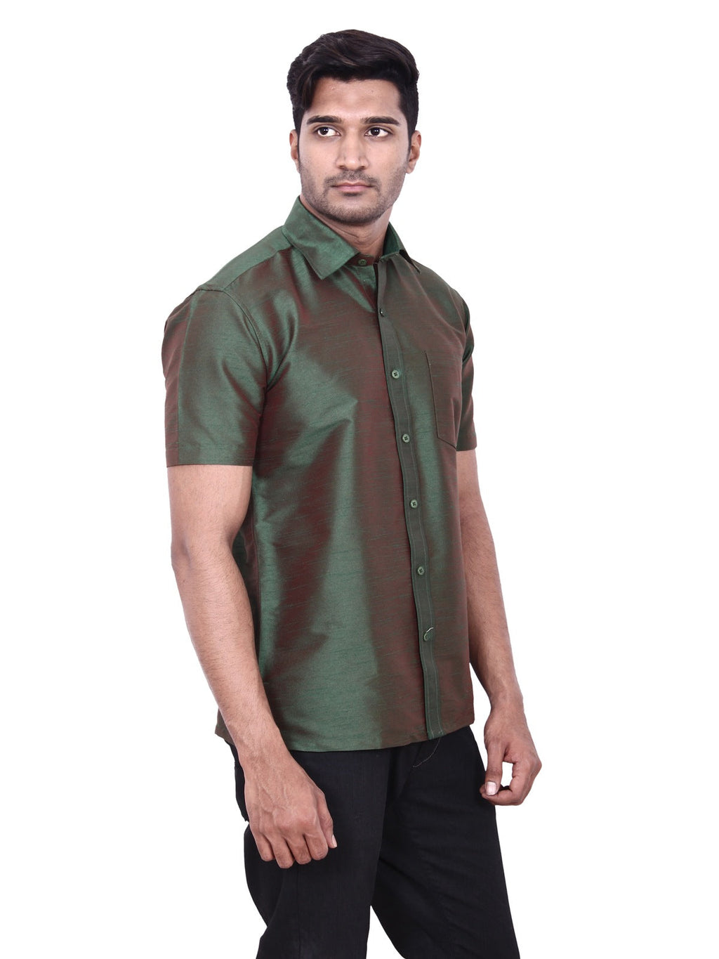 NEW GREEN DESIGNER SHIRT