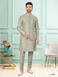Traditional Kurta Pyjama With Jacket