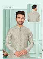 Traditional Kurta Pyjama With Jacket