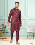 Traditional Kurta Pyjama With Jacket