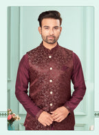 Traditional Kurta Pyjama With Jacket