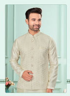 Traditional Kurta Pyjama With Jacket