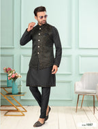 Traditional Kurta Pyjama With Jacket