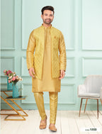 Traditional Kurta Pyjama With Jacket