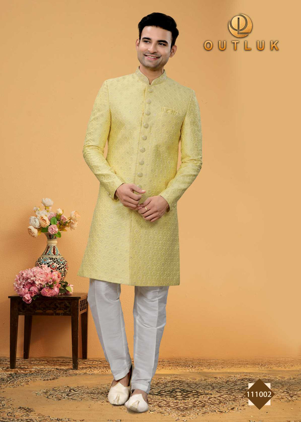 latest Indo Westren Ethnic Wedding Sherwani's