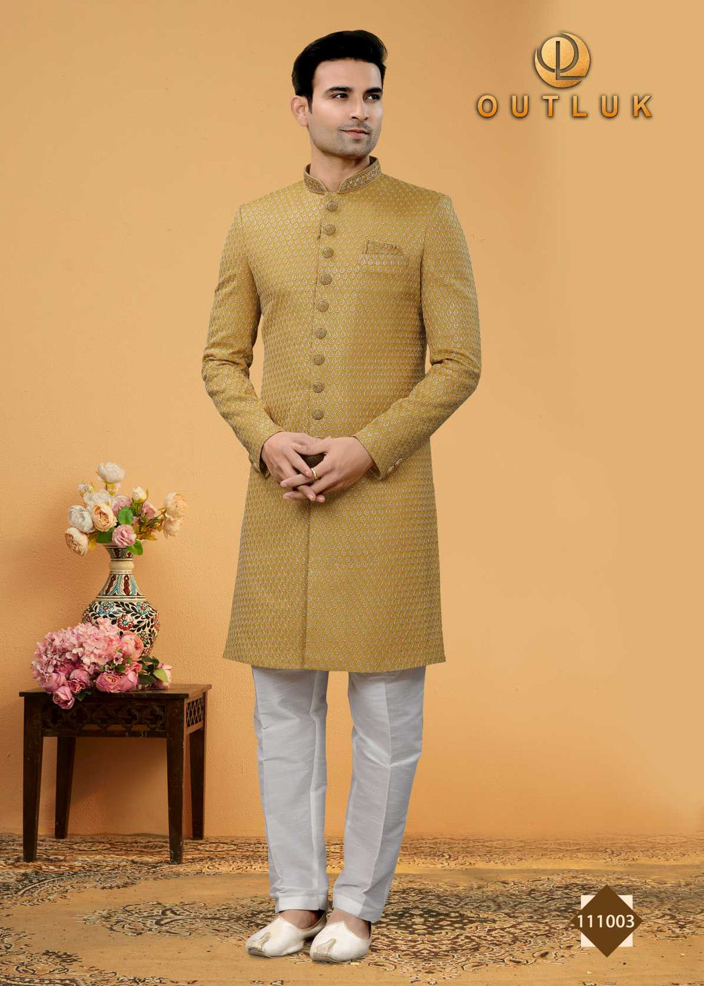 latest Indo Westren Ethnic Wedding Sherwani's