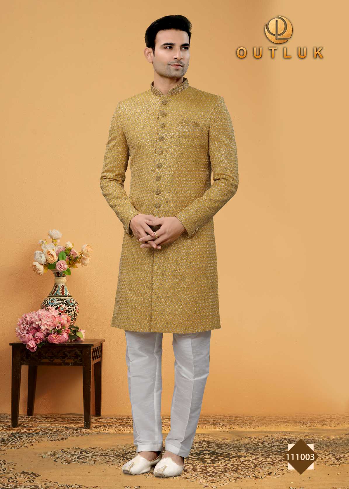 latest Indo Westren Ethnic Wedding Sherwani's