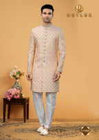 latest Indo Westren Ethnic Wedding Sherwani's