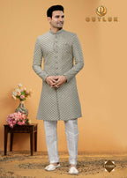 latest Indo Westren Ethnic Wedding Sherwani's