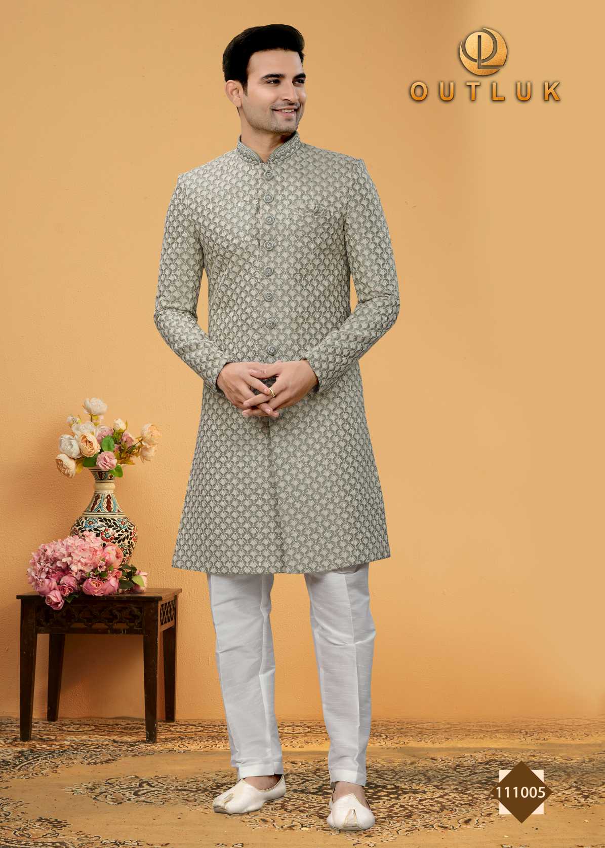latest Indo Westren Ethnic Wedding Sherwani's