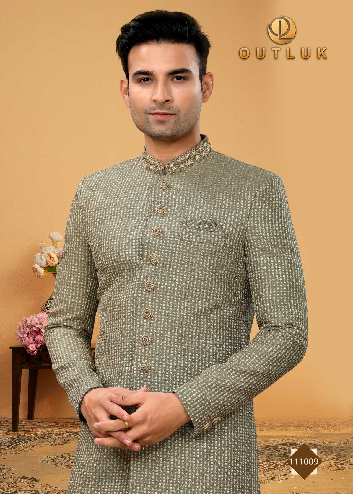 latest Indo Westren Ethnic Wedding Sherwani's