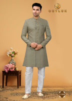 latest Indo Westren Ethnic Wedding Sherwani's