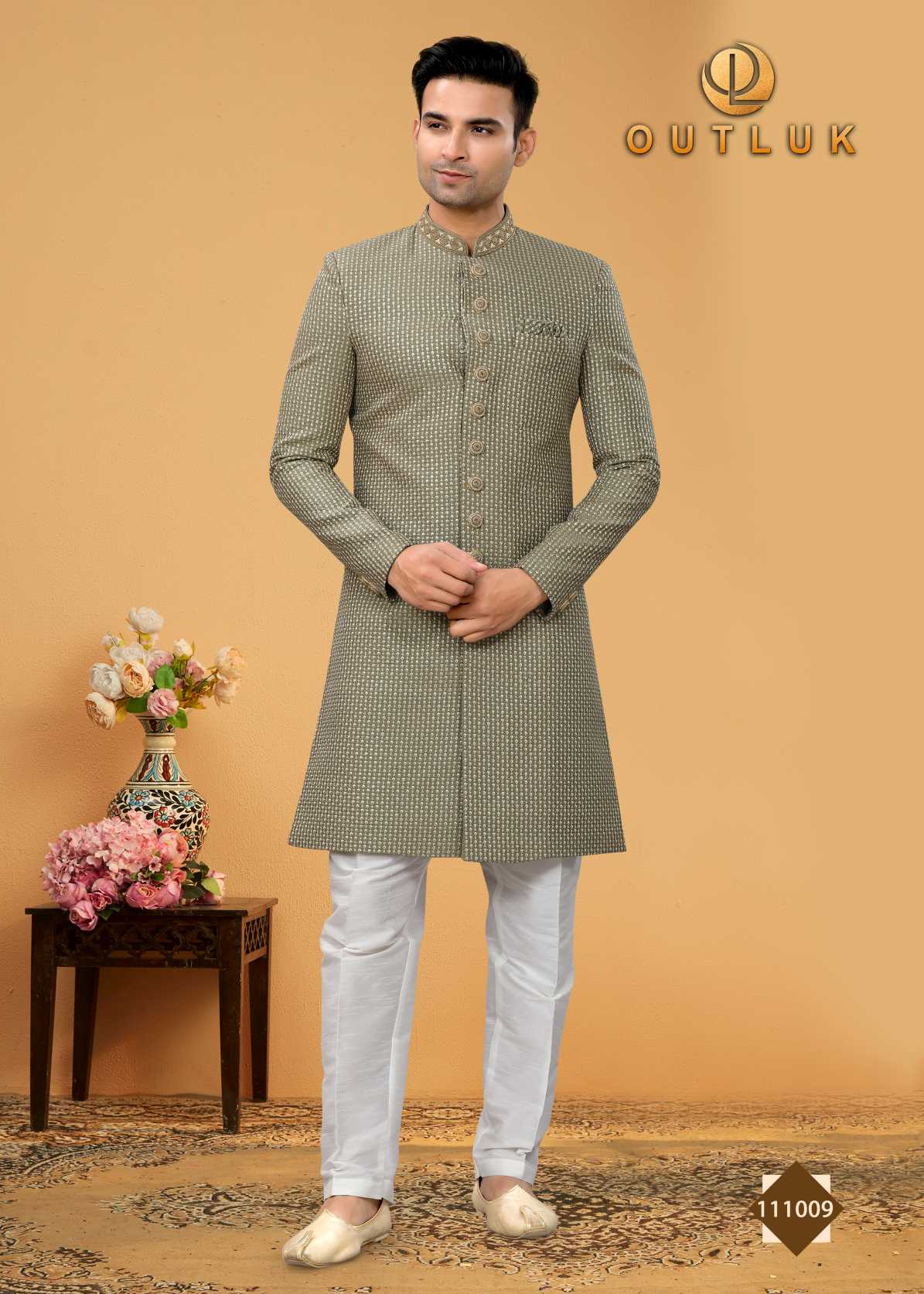 latest Indo Westren Ethnic Wedding Sherwani's