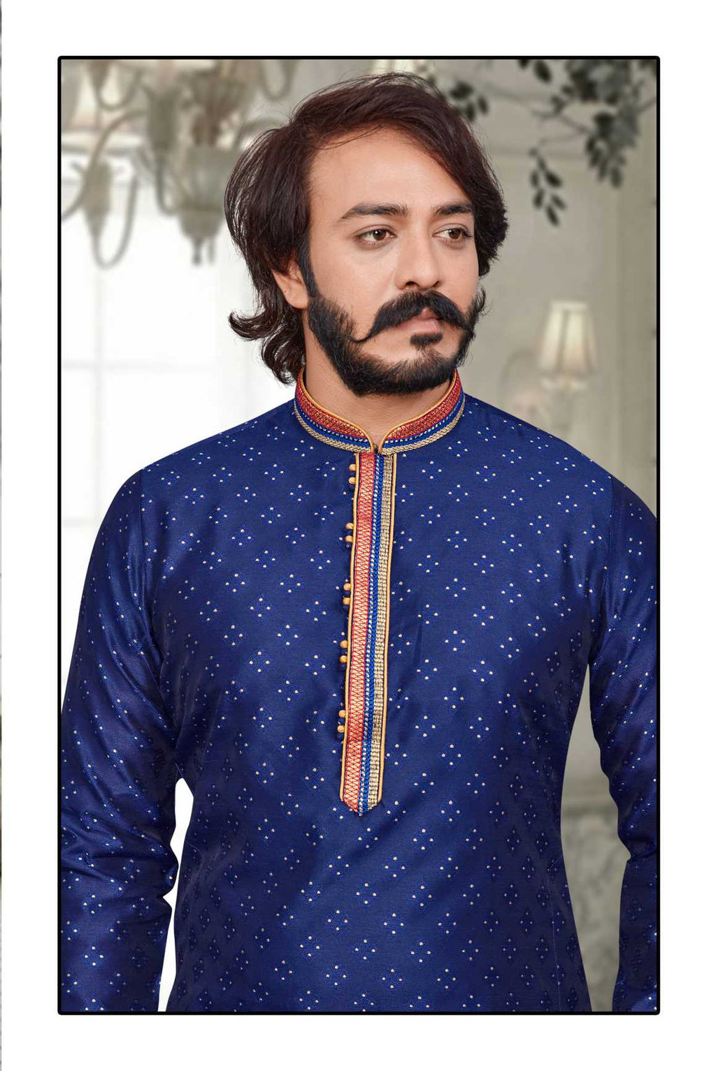 Indowestren Semi Cotton Kurta Pyjama