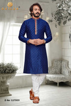 Indowestren Semi Cotton Kurta Pyjama