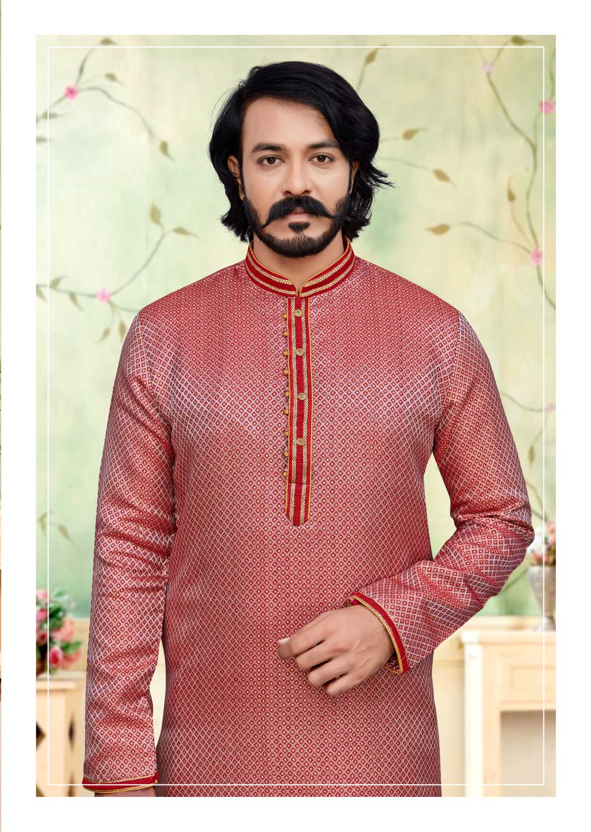 Indowestren Semi Cotton Kurta Pyjama