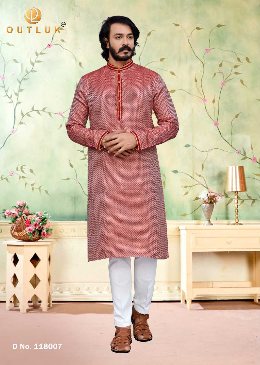 Indowestren Semi Cotton Kurta Pyjama
