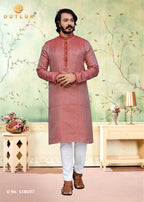 Indowestren Semi Cotton Kurta Pyjama