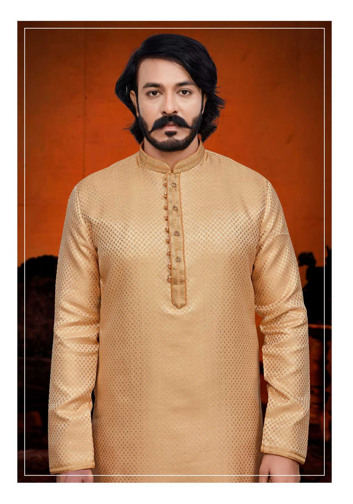 Indowestren Semi Cotton Kurta Pyjama