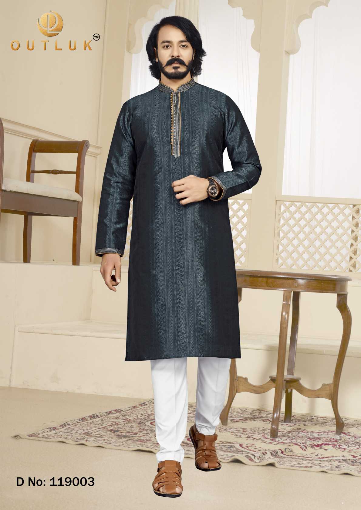 Indowestren Semi Cotton Kurta Pyjama