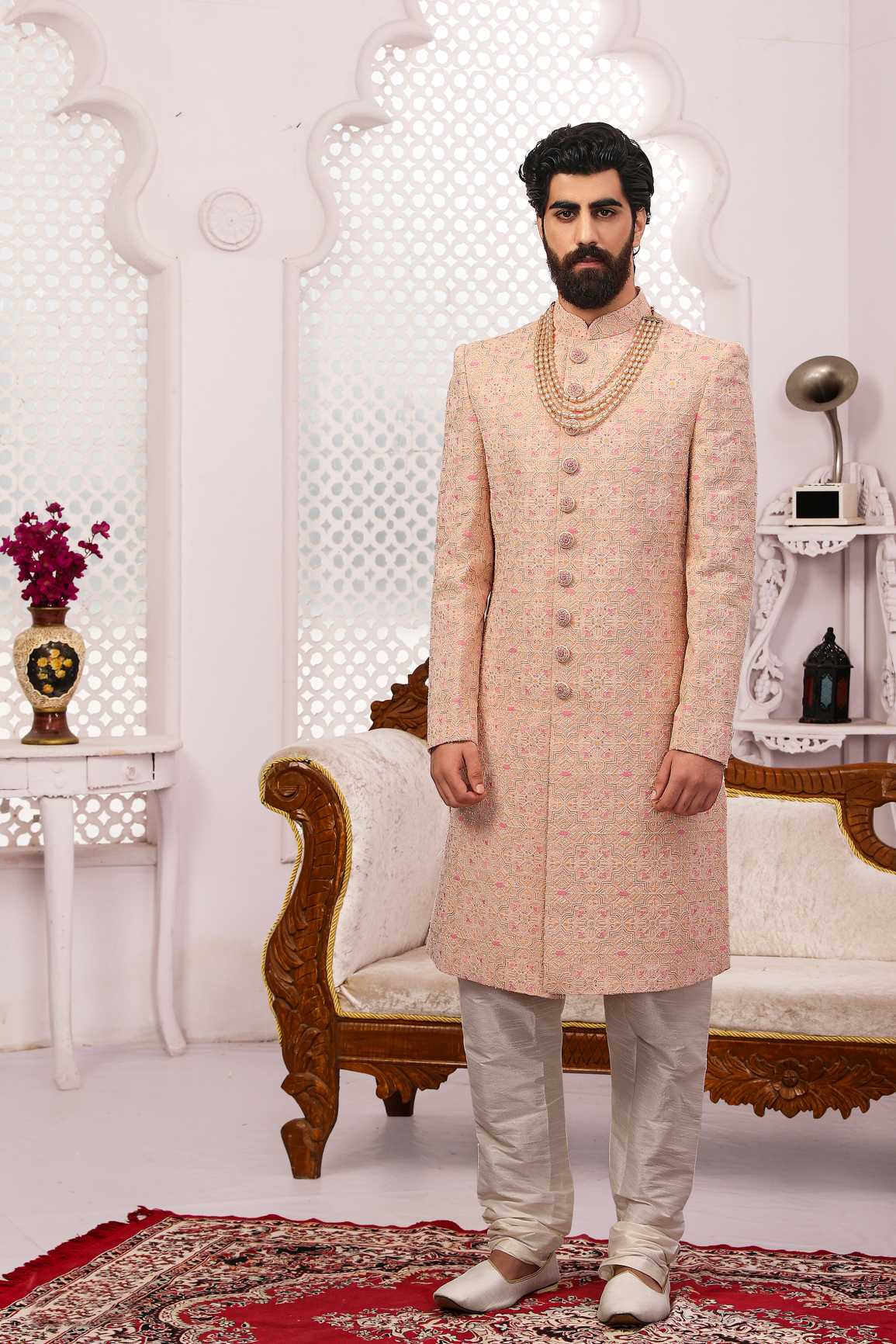 Latest Jodhpuri Design Traditional Sherwani