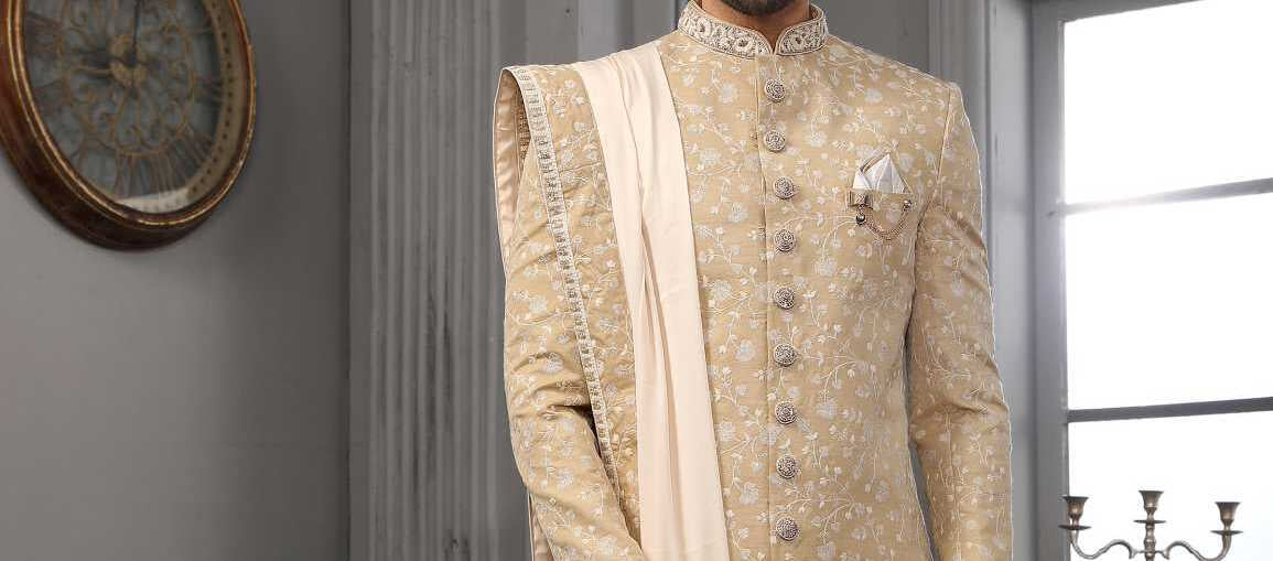 Latest Jodhpuri Design Traditional Sherwani