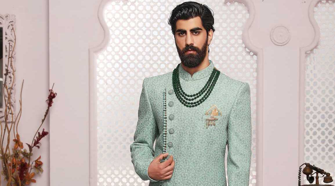 Latest Jodhpuri Design Traditional Sherwani