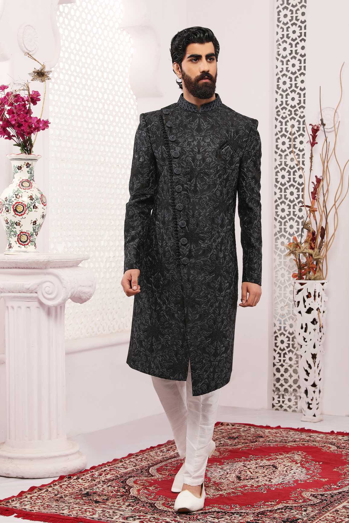 latest Indo Westren Ethnic Wedding Sherwani's