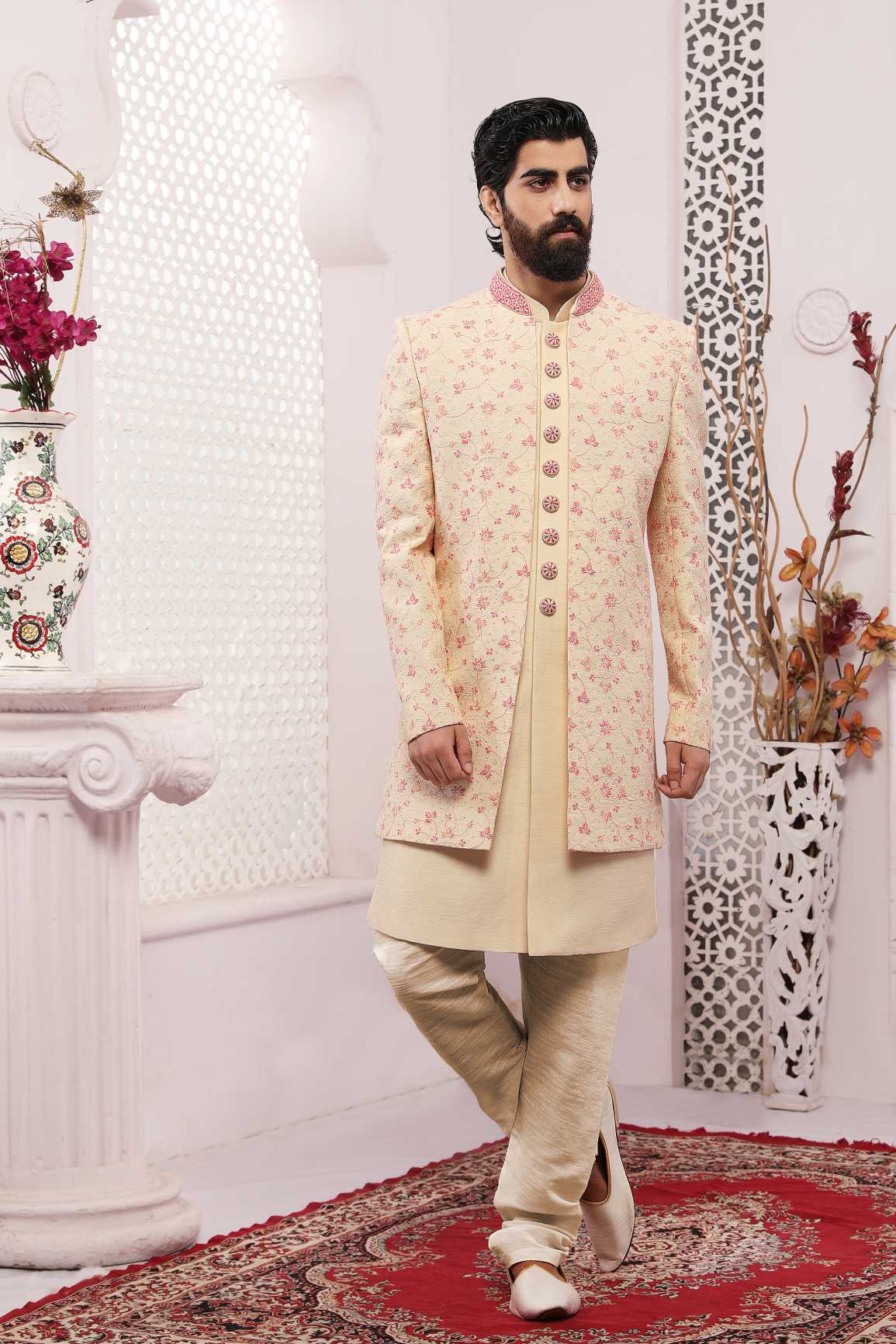 latest Indo Westren Ethnic Wedding Sherwani's