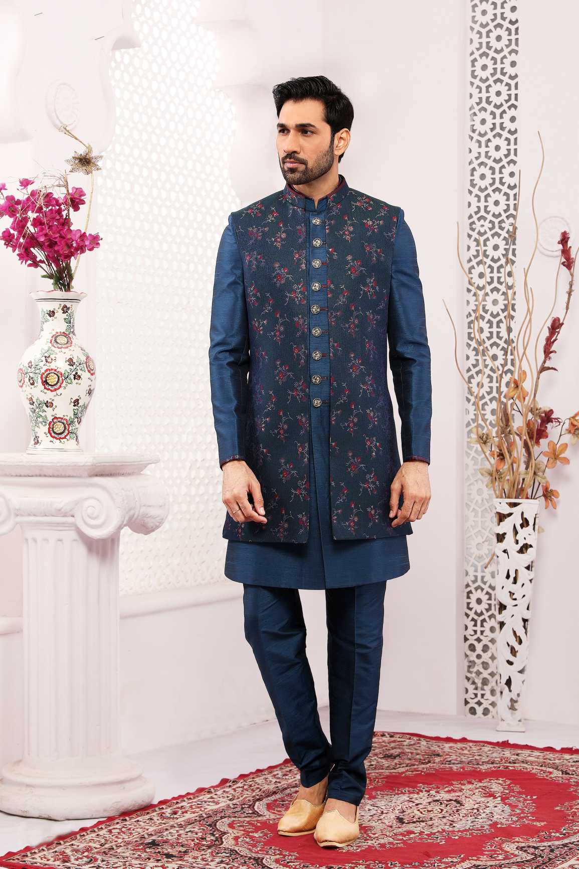 latest Indo Westren Ethnic Wedding Sherwani's