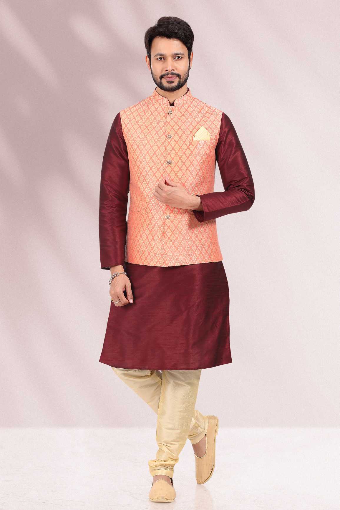 Mens Latest Traditional Kurta Pyjama