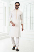 Traditional Linen Cotton kurta Pyjama