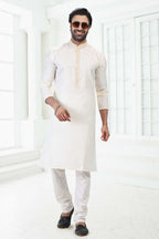Traditional Linen Cotton kurta Pyjama