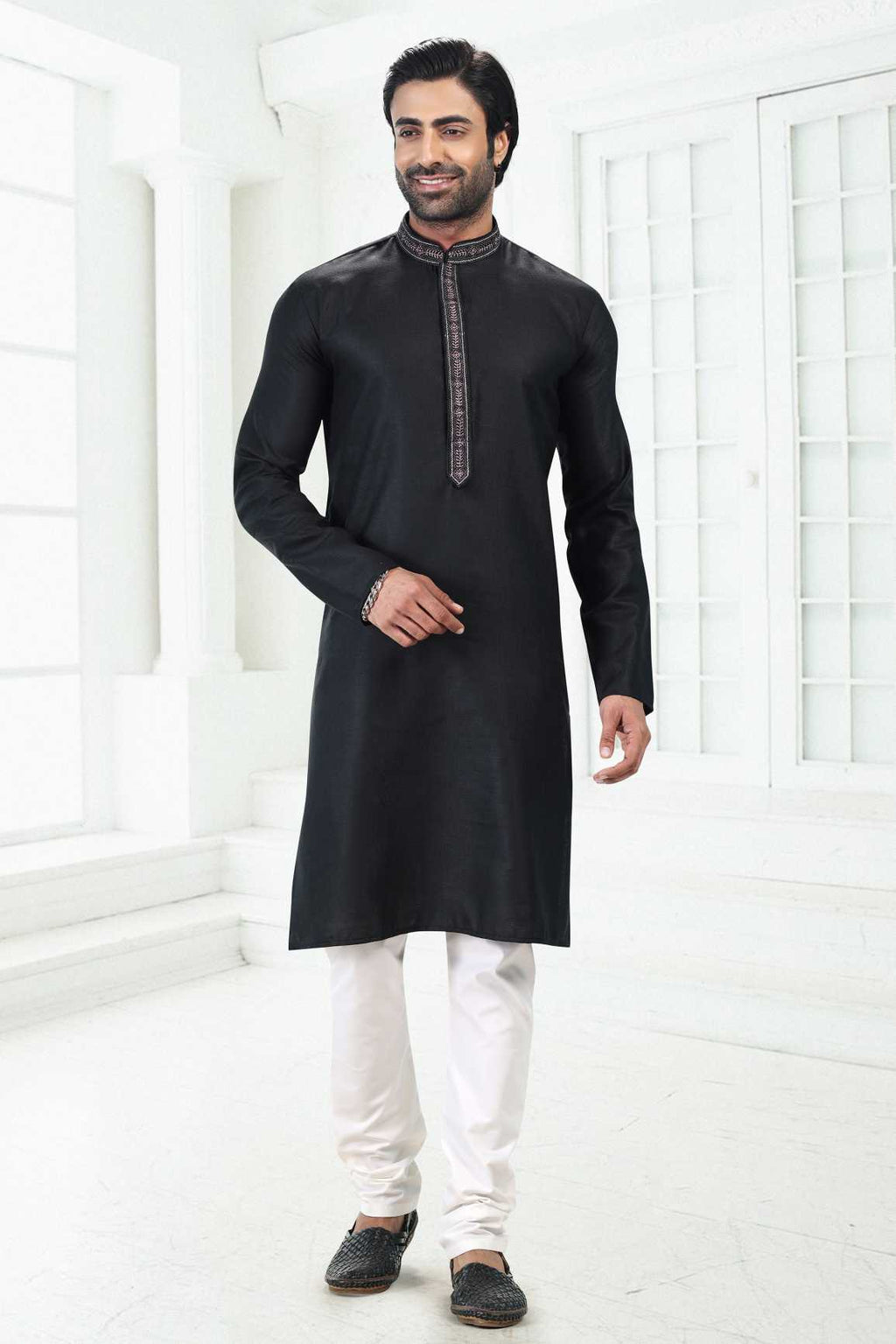 Traditional Linen Cotton kurta Pyjama