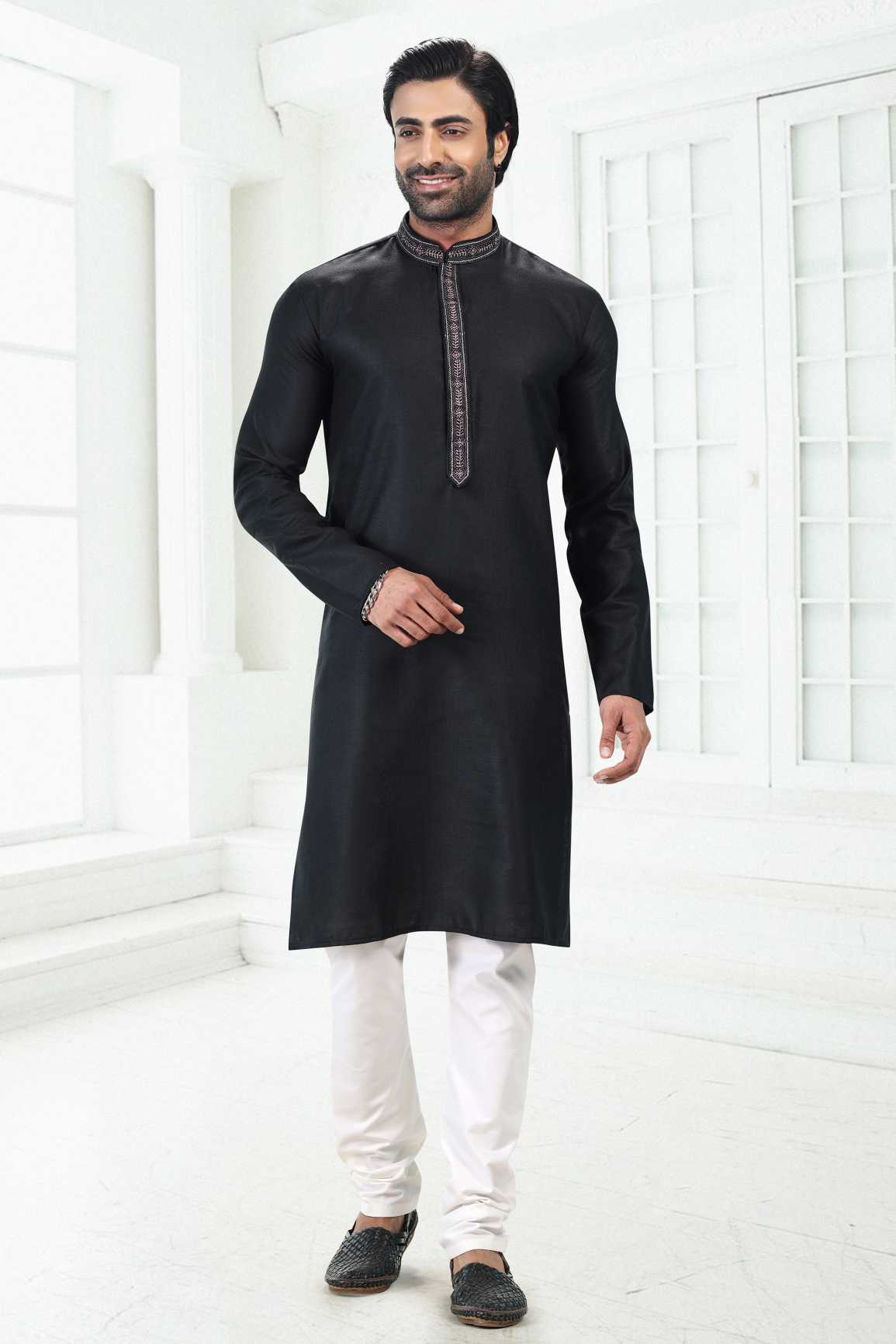 Traditional Linen Cotton kurta Pyjama
