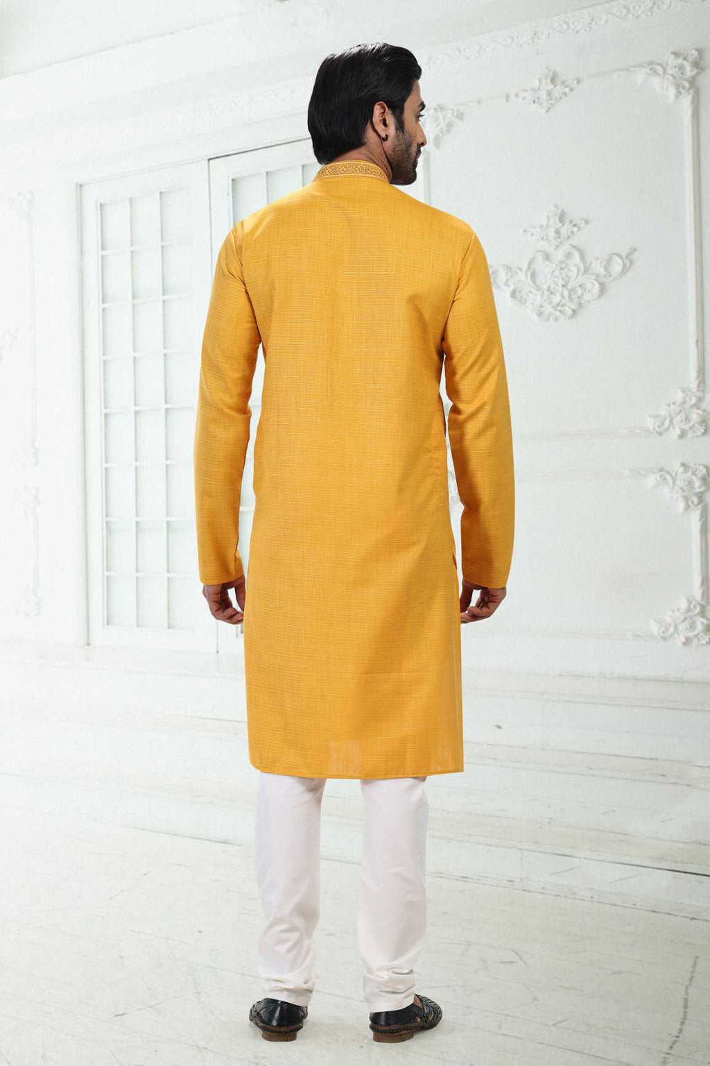 Traditional Linen Cotton kurta Pyjama